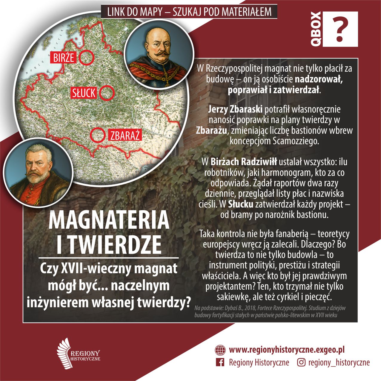 MAGNATERIA I TWIERDZE | Czy XVII-wieczny magnat mógł być... naczelnym inżynierem własnej twierdzy?